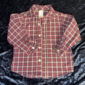 Carter’s long sleeve button down shirt Size 24 months